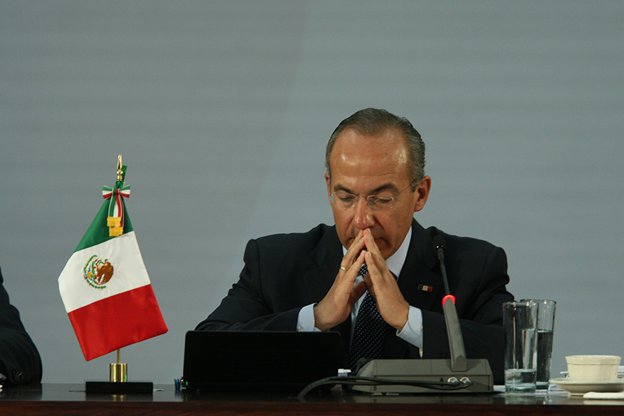Felipe Calderón, ex presidente de México.| Octavio Hoyos