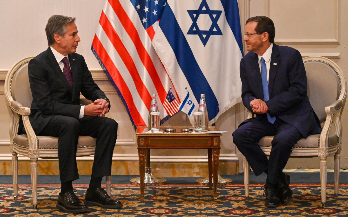 Isaac Herzog  se reunió con Antony Blinken, en una visita a Washington. | Twitter