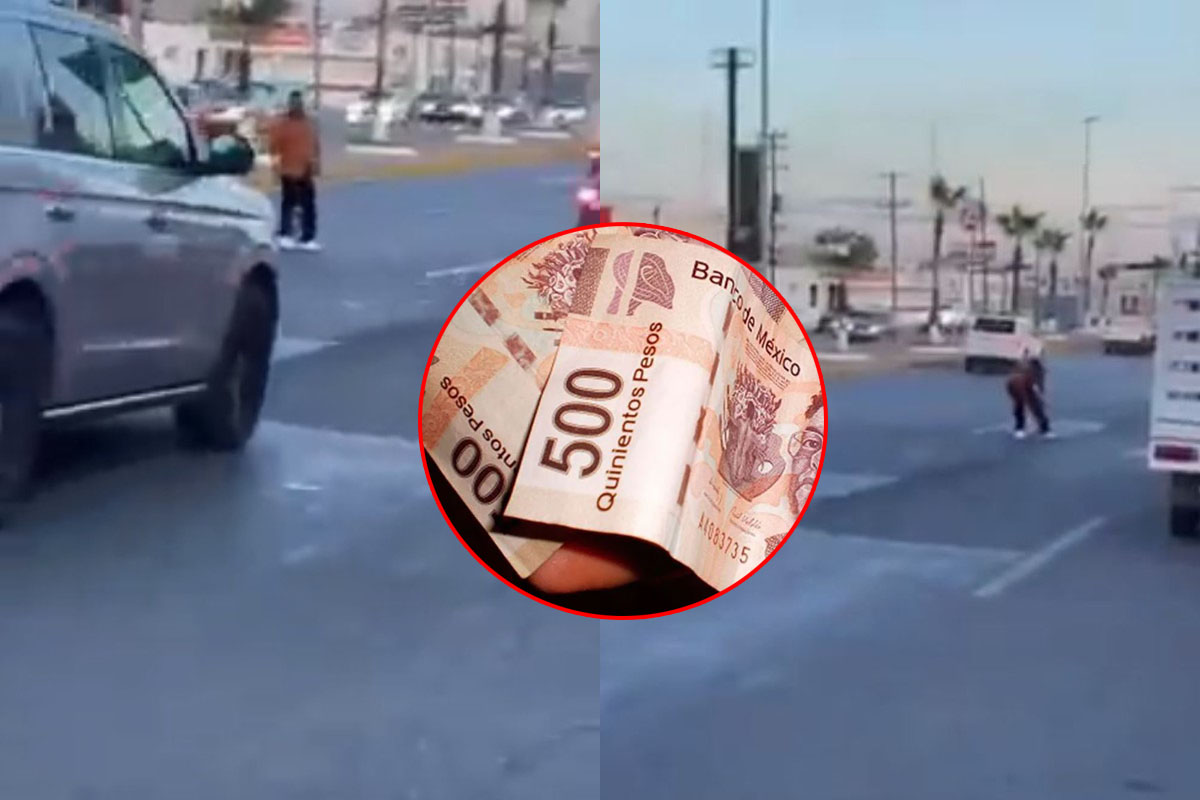 En Monclova, Coahuila captan lluvia de dinero. | Especial