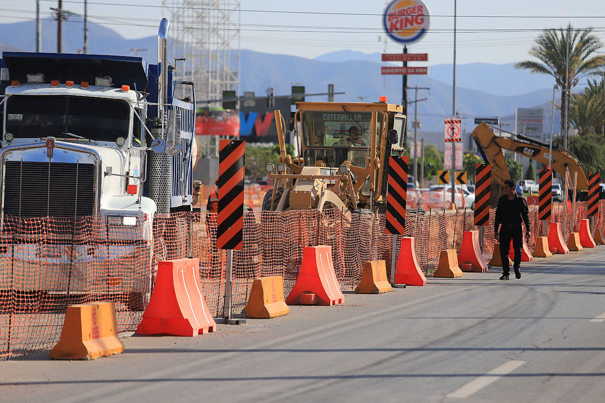 Obras del Sistema Vial Cuatro Caminos. (Rolando Riestra)