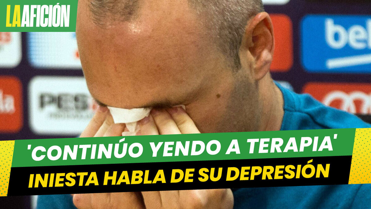 Andrés Iniesta señala que no la pasó nada bien con la depresión