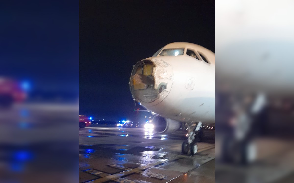 Avión de Latam Airlines aterriza de emergencia | Vía Twitter