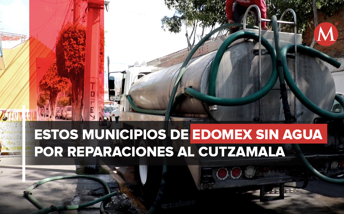 Estos son los 11 municipios que tendrán recorte de agua por reparaciones. | Especial