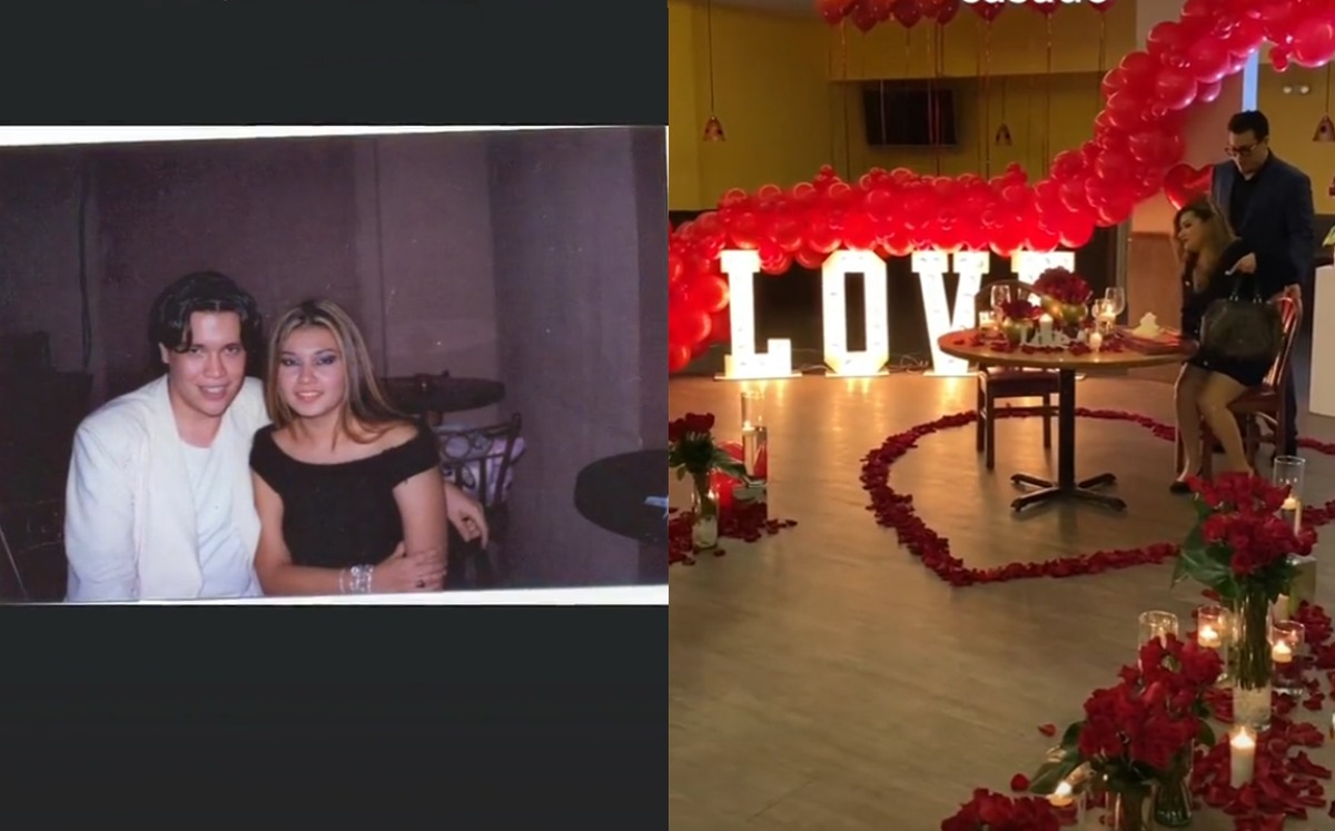 Franco Escamilla celebra aniversario con su esposa