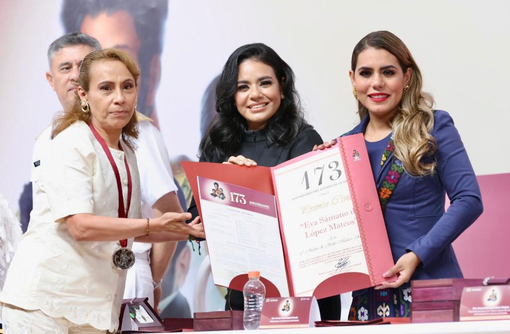 Gobernadora de Guerrero entrega reconocimientos a guerrerenses que contribuyen al crecimiento y bienestar del estado (Milenio Digital)