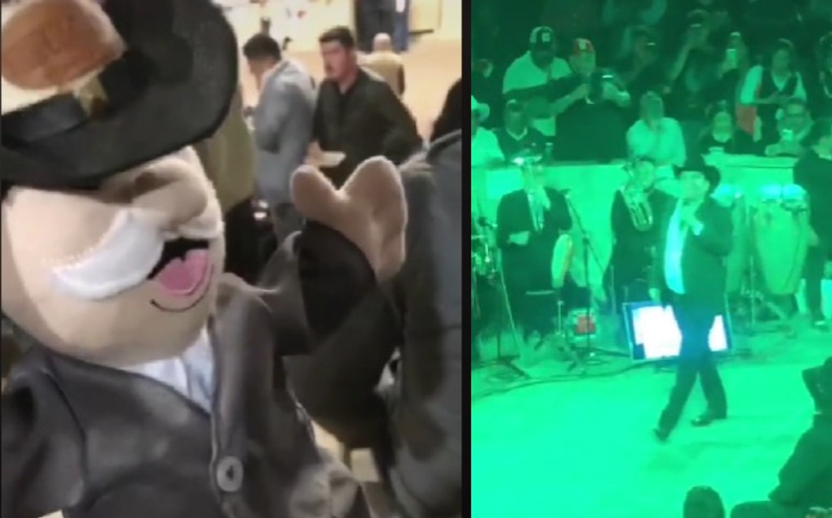 El joven aventó el peluche al escenario (Especial).