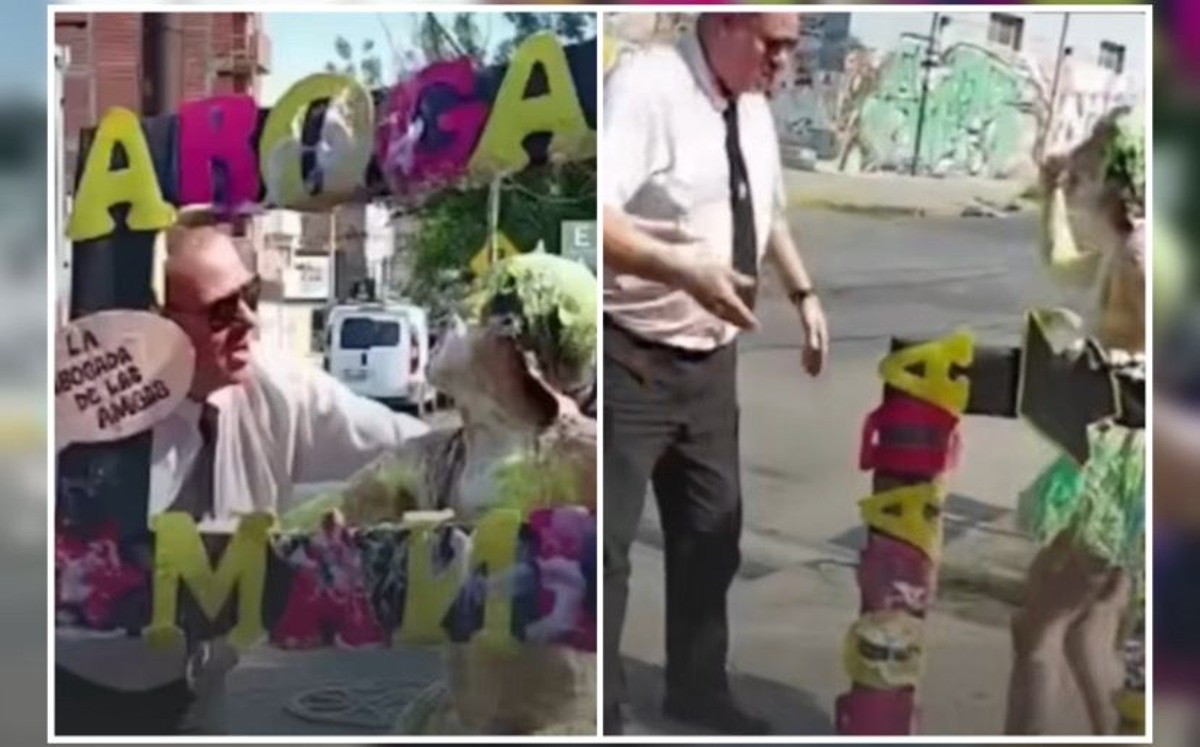Graduada festeja con su chofer de transporte (Especial)