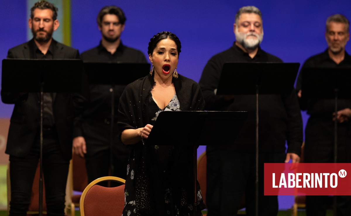 Guadalupe Paz como Frida en el taller de la orquesta de 'El ultimo sueno de Frida y Diego'. (Foto: Karli Cadel)