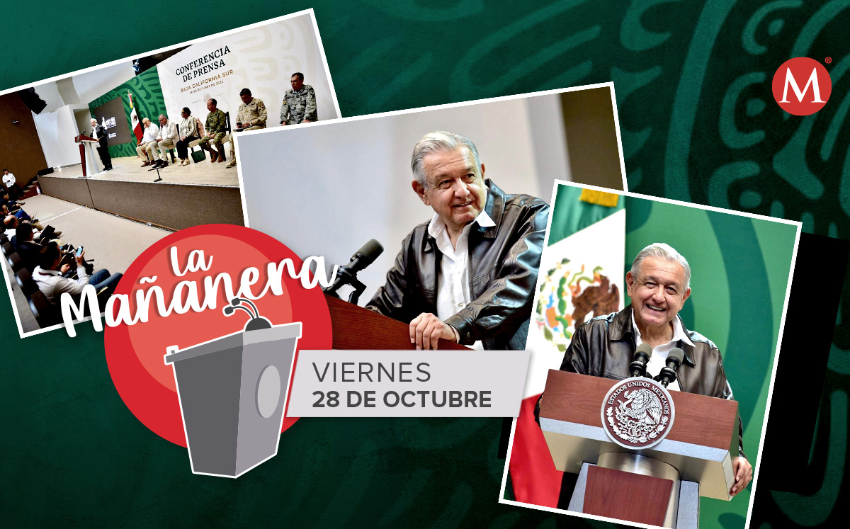 La Mañanera de AMLO. Los temas del 28 de octubre