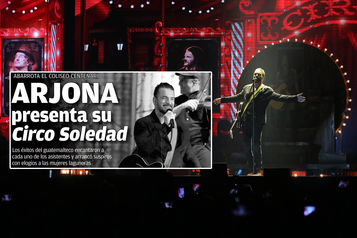 Ricardo Arjona regresa este viernes a Torreón con su tour "Blanco y Negro". | Archivo