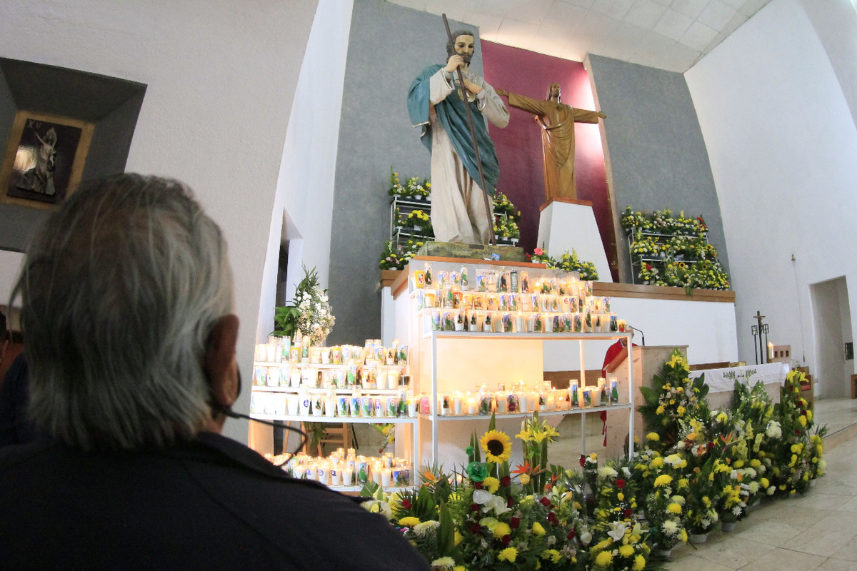 Se vivió la tradicional "Misa de Gallo", Las Mañanitas, kermés y la Eucaristía en diversos horarios. (Mauricio Román)