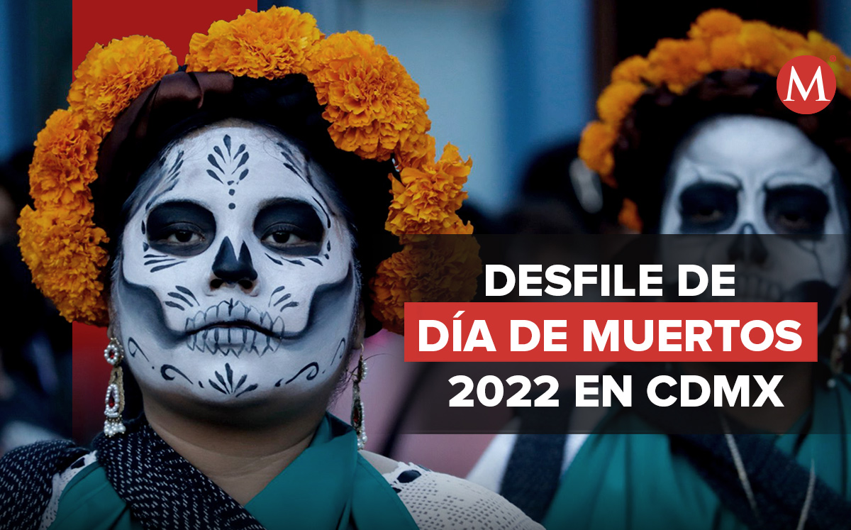 El Desfile de Día de Muertos iniciará a las 17:00 horas. | Foto: Cuartoscuro Diseño: Margarita Samorán