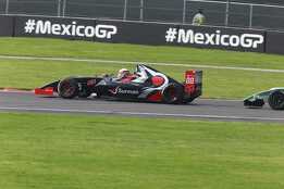 Cristian 'Conejo' Cantú sube al podio en tercer lugar de F4 en el GP de México 2022 (Juan Antonio Bautista)