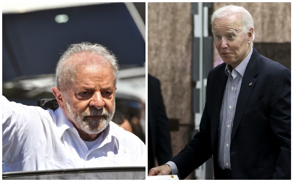 Joe Biden y Lula da Silva. (AFP)