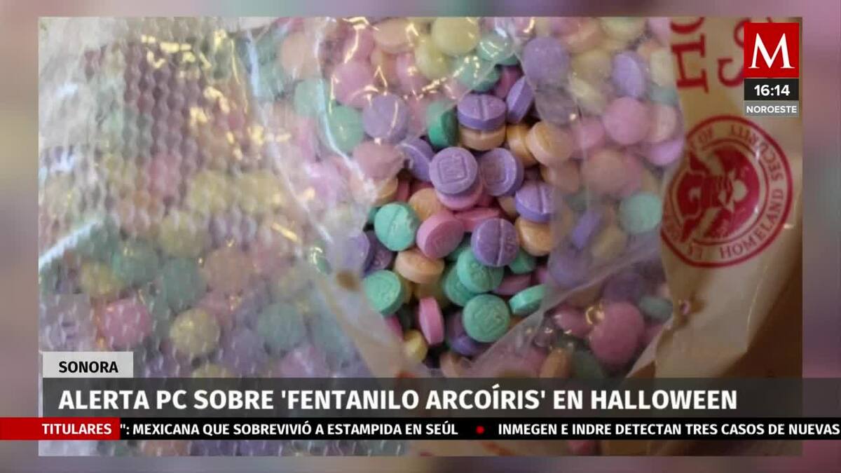 Alertan en Sonora por riesgo de fentanilo 'arcoíris' en dulces