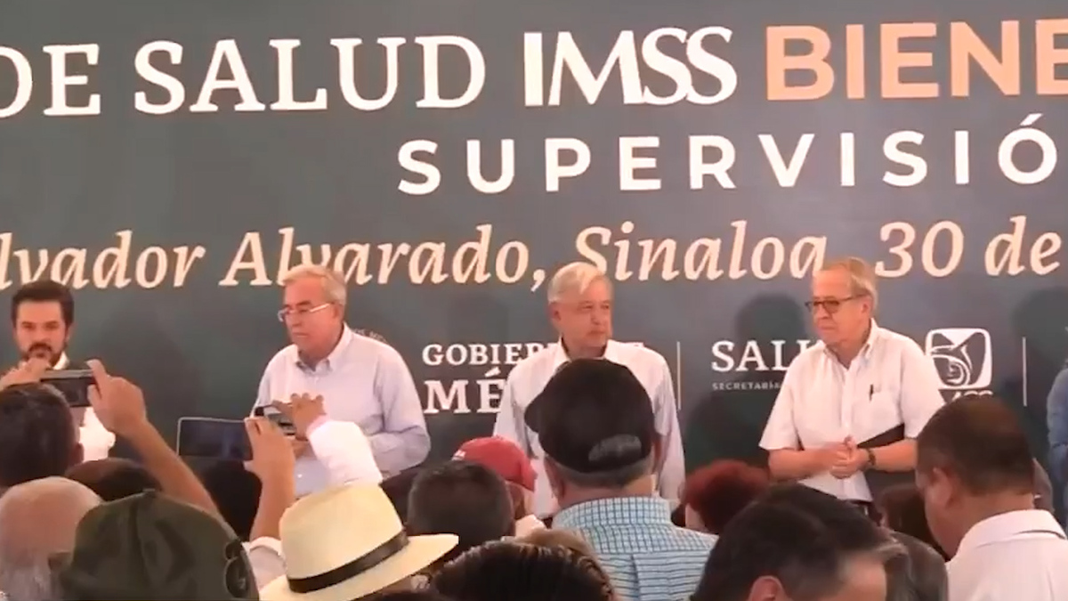 AMLO supervisa programa IMSS-Bienestar en Sinaloa