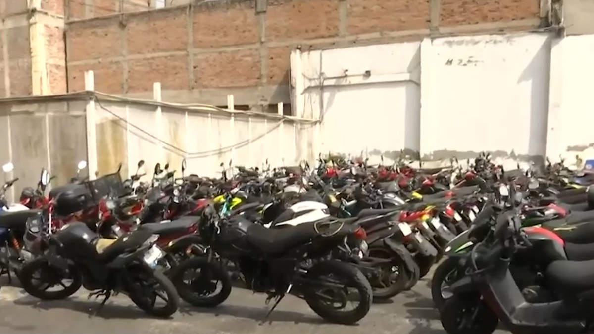 Motocicletas aseguradas tras "rodada del terror"
