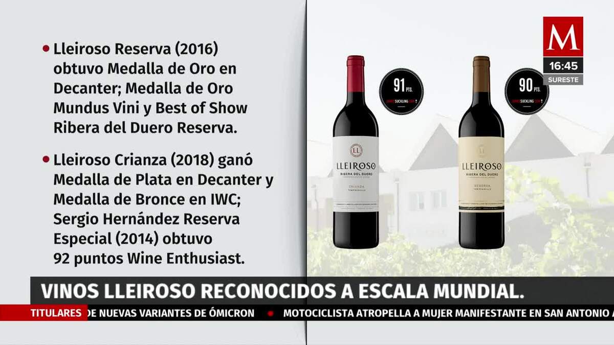 Vinos de Bodegas Lleiroso imponen su calidad a nivel mundial