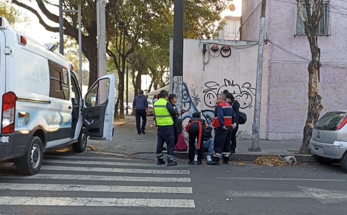 El accidente ocurrió en Eje 2 Norte y Sabino. | Enrique Luna