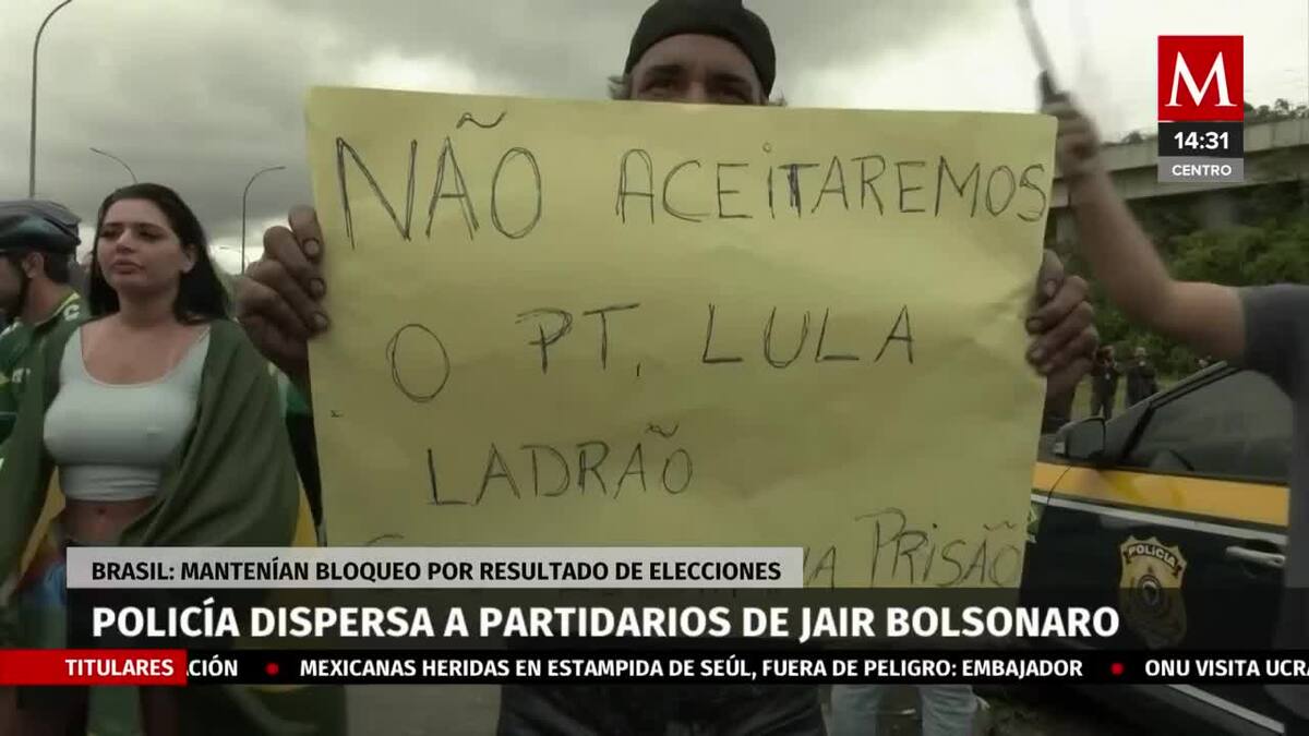 En Brasil, bloquearon vía de acceso al aeropuerto tras elecciones