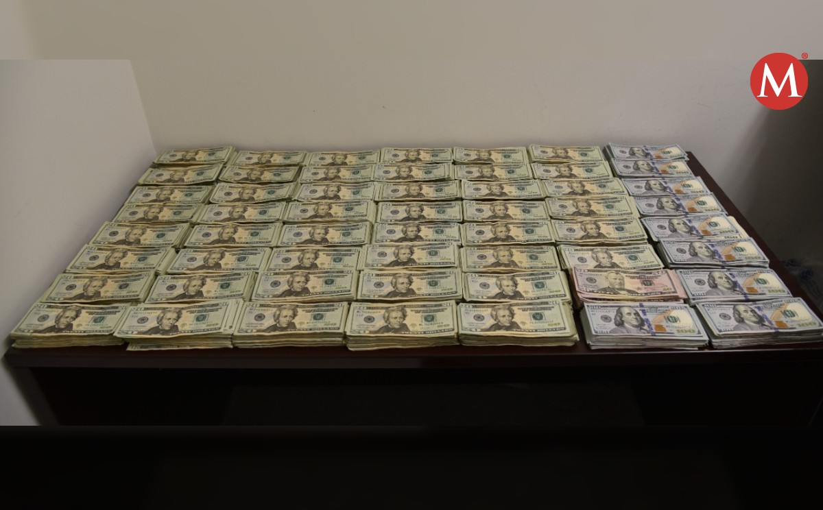 Decomisan miles de dólares en dinero no declarado en Laredo, Texas