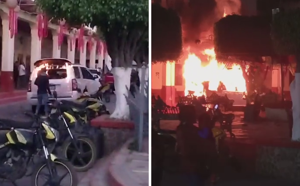 Las festejos por la Noche de Muertos fueron cancelados tras las quemas en Chilchota, Michoacán. | Especial