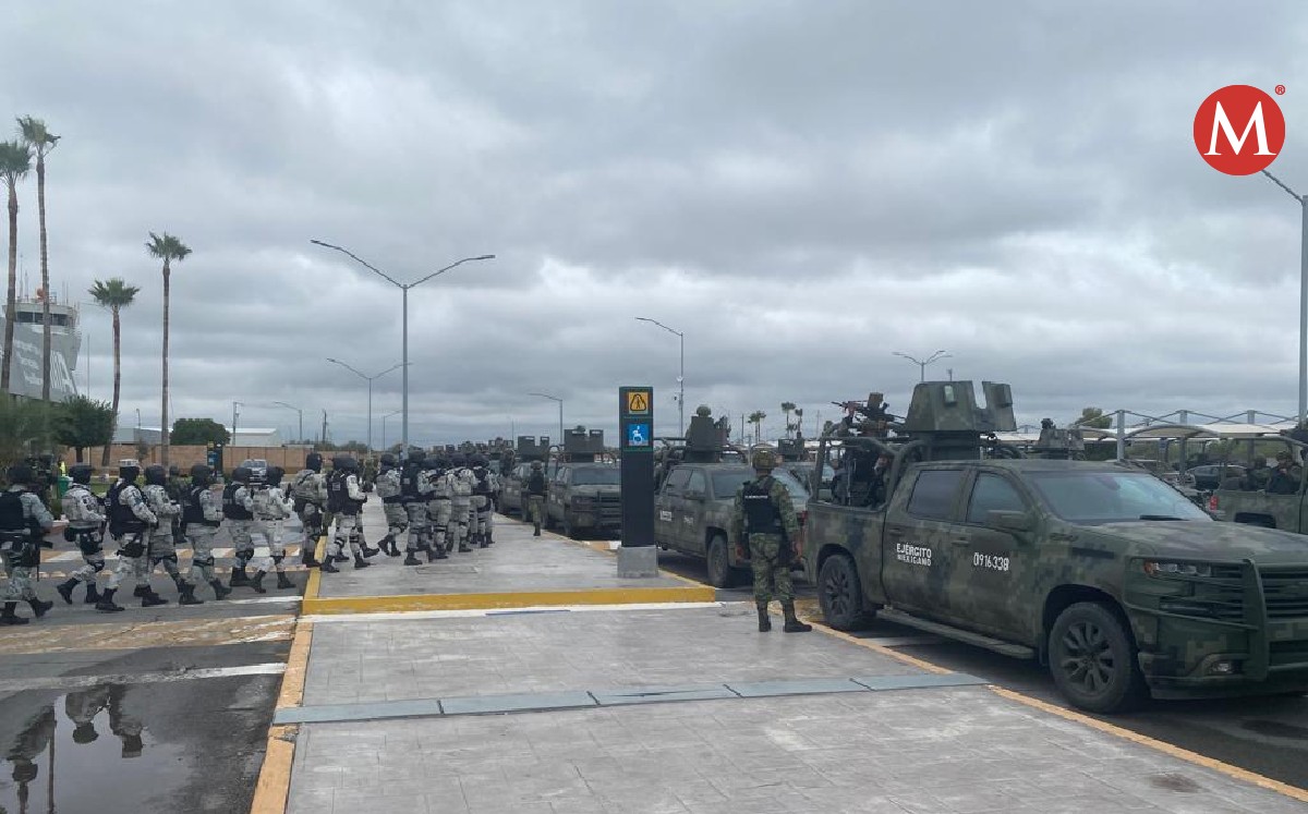 Llegan militares a Nuevo Laredo