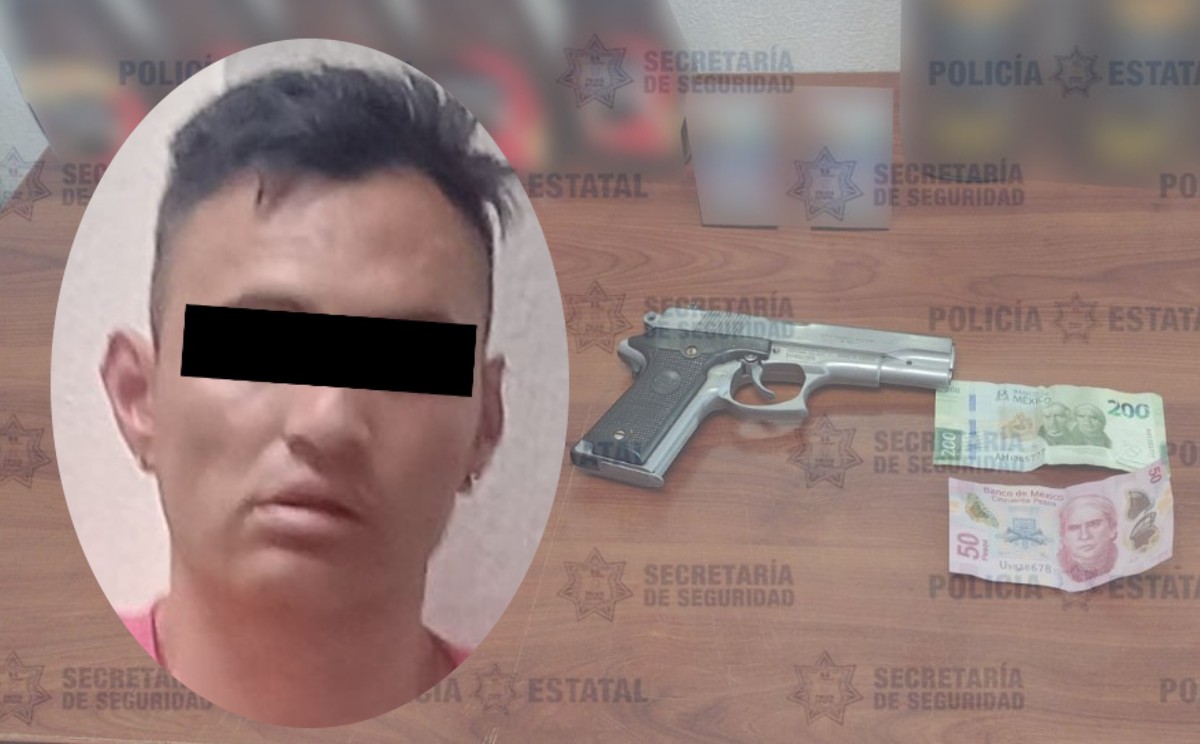 Policías lograron ubicarlo cuando pretendía huir.