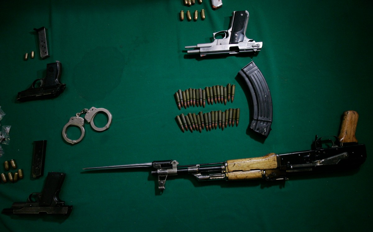 AK-47 y 9 mm, las armas más incautadas por la Sedena. | Reuters