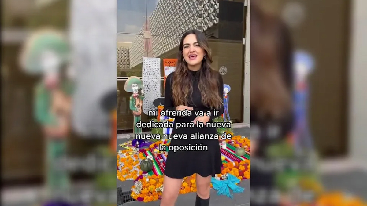 Diputados de Morena dedican ofrenda de Día de Muertos a 'Va por México' y opositores