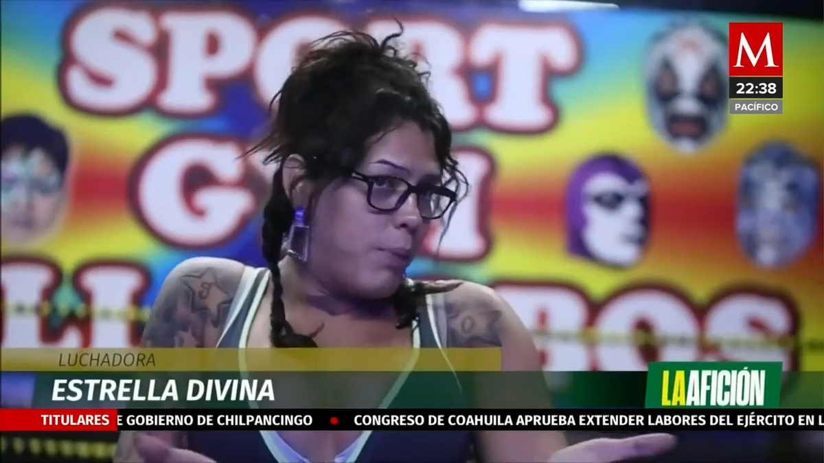Estrella divina' luchadora trans | La otra visión del deporte
