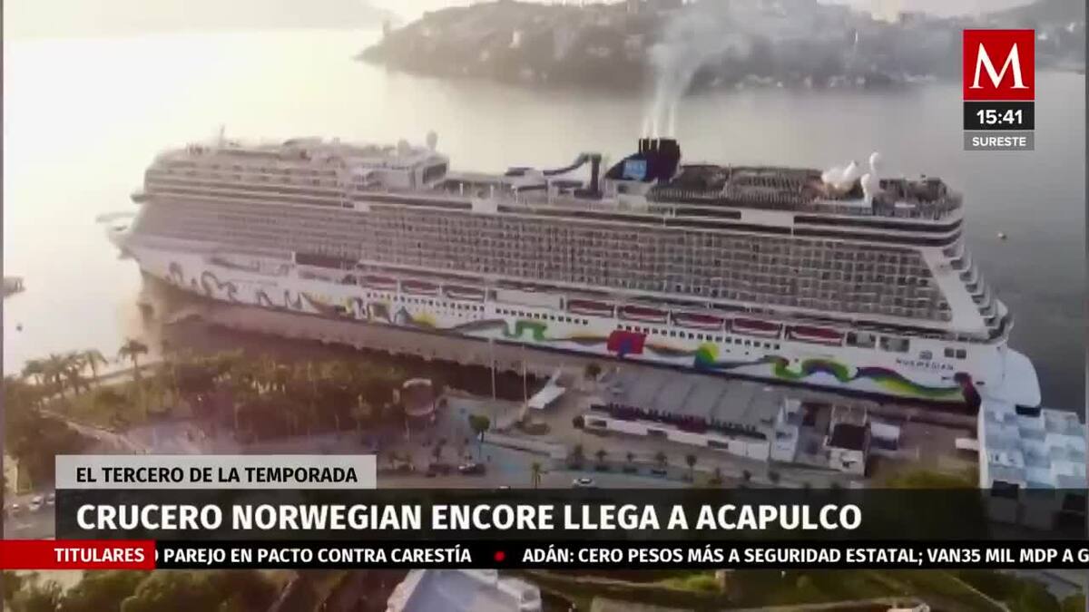 Guerrero fortalece su turismo con la llegada de diferentes cruceros