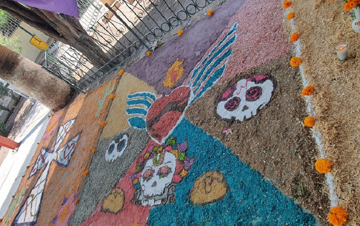 Parte del tapete del CBTa 1. (cortesía)