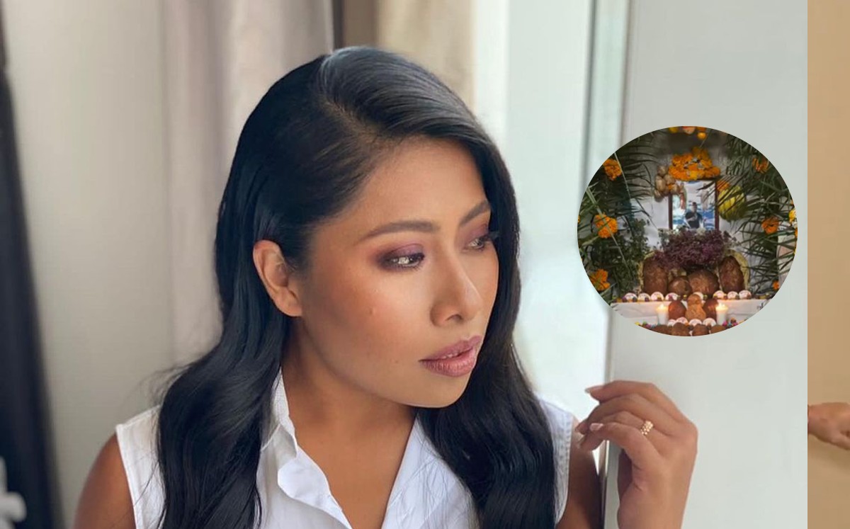 Yalitza Aparicio presume su especial ofrenda de Día de Muertos (Instagram).