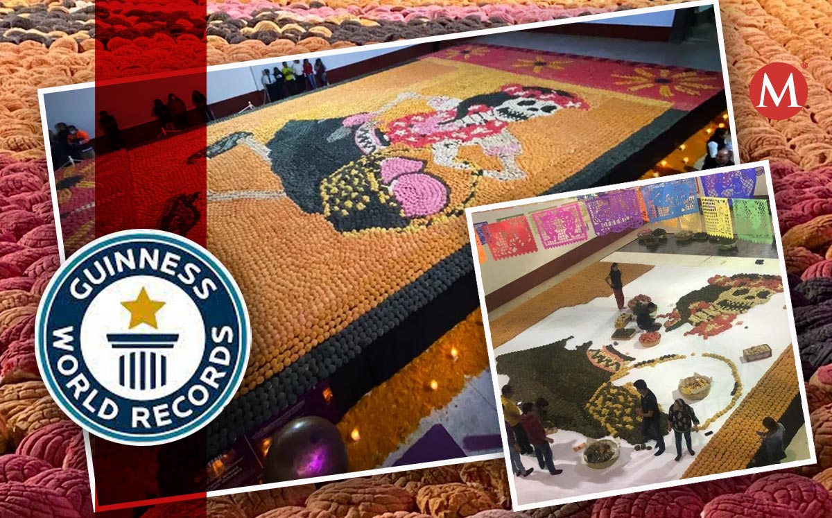 Zacatlán logra Récord Guinness por el mosaico de pan más grande del mundo  (Twitter @gwr_es)