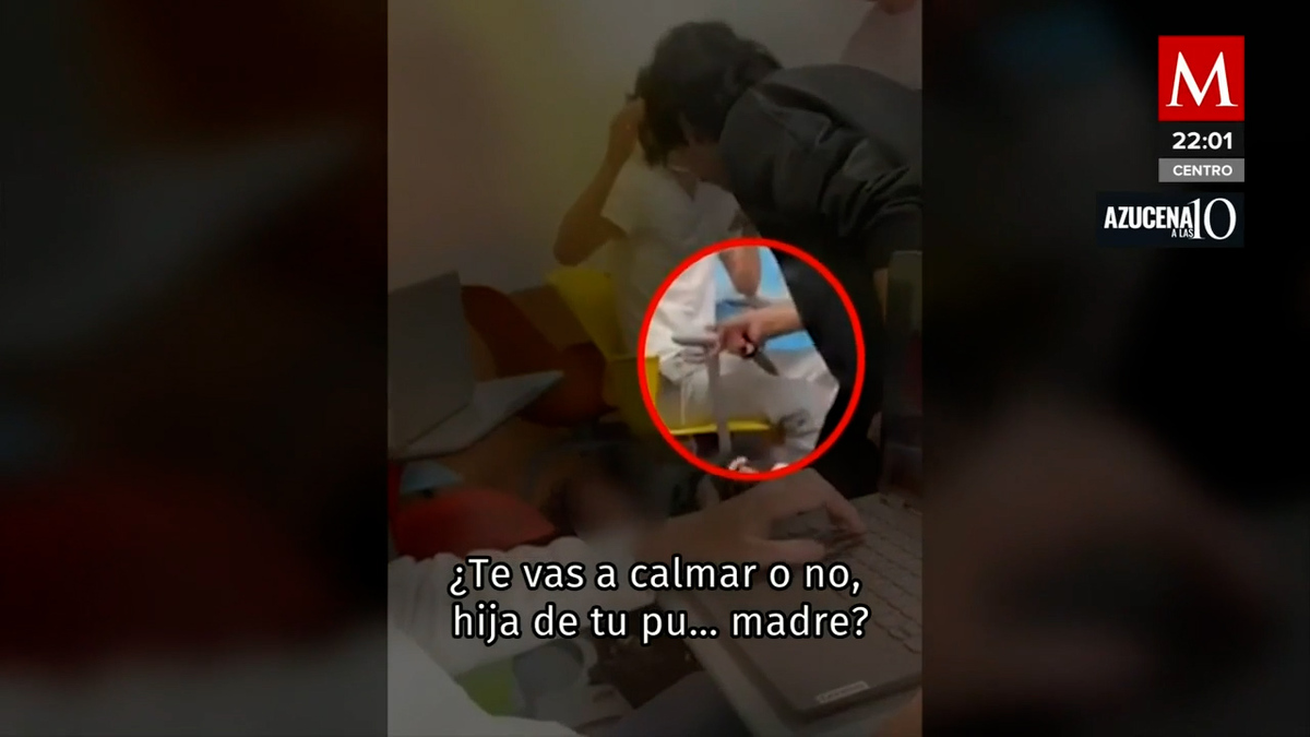 Estudiante de Prepa Tec amenaza a compañero con navaja