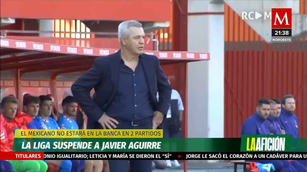 Javier Aguirre es suspendido dos partidos por insultos a arbitro