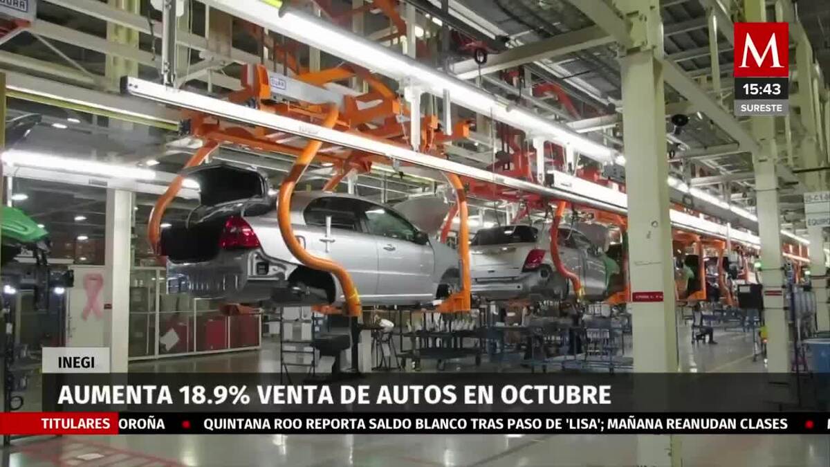 En México aumenta la venta de autos, reporto INEGI