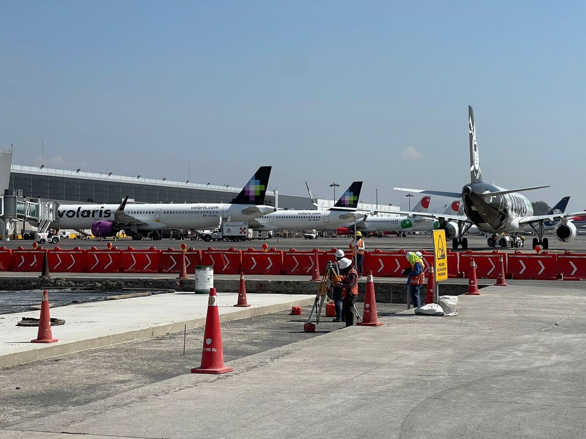 Obras en el Aeropuerto Internacional de Guadalajara continúan avanzando (Karla Victoria Rodríguez)
