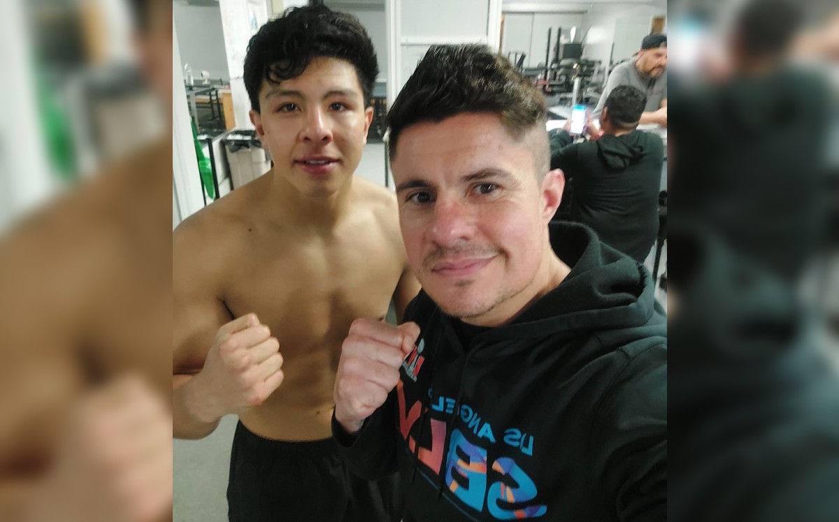 Carlos "Alí" Ortiz es sparring de Munguía. (Especial)