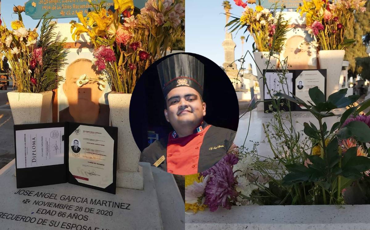 El joven se graduó de la carrera de gastronomía. (Cortesía)