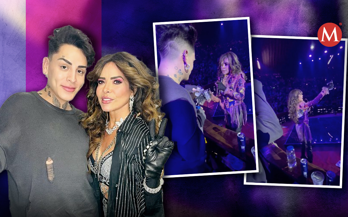 Kunno comparte foto con Gloria Trevi (Especial).