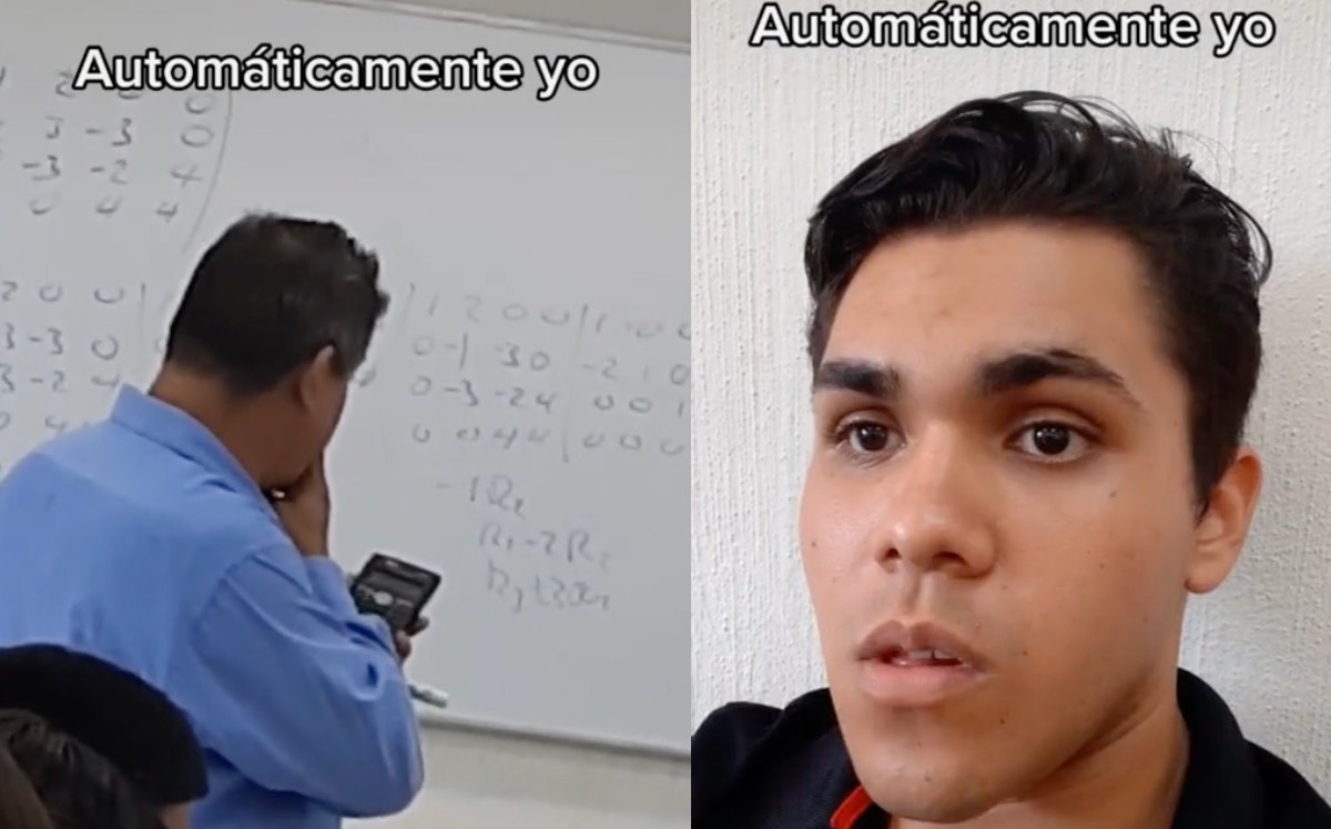 Maestro no puede resolver el ejercicio que dejó a sus alumnos| Especial