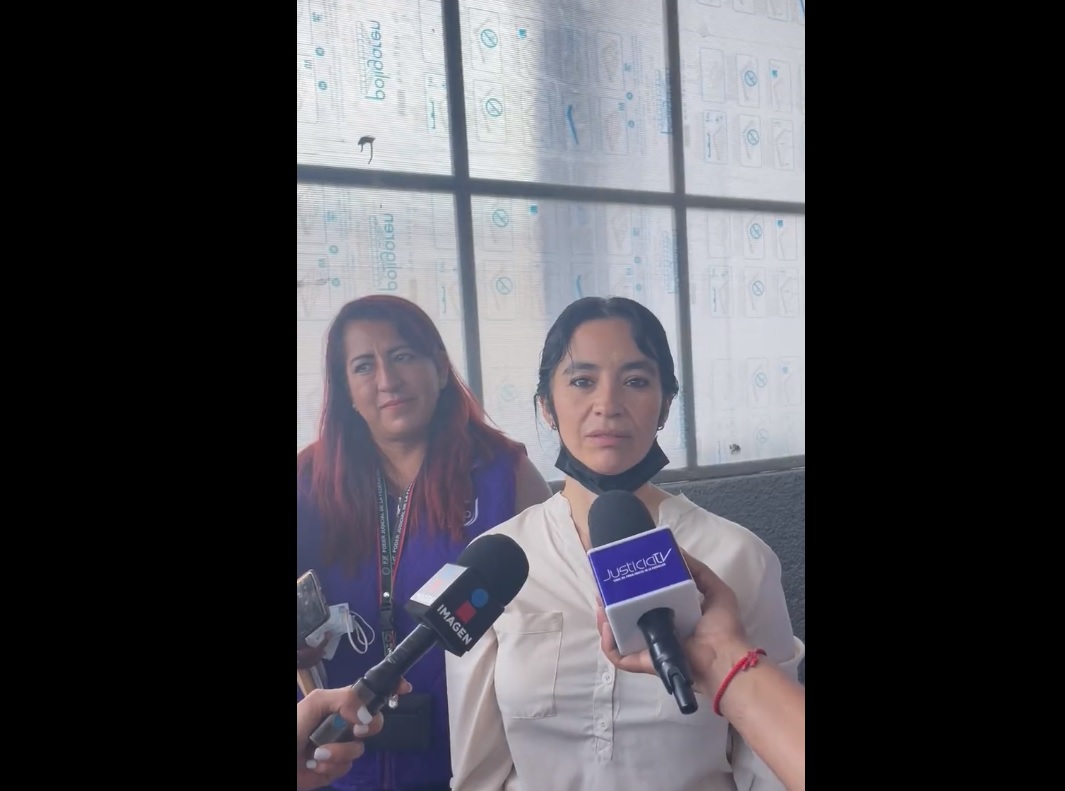 Esta tarde salió del penal Claudia Ivonne Sánchez Mendoza. (Captura de pantalla)