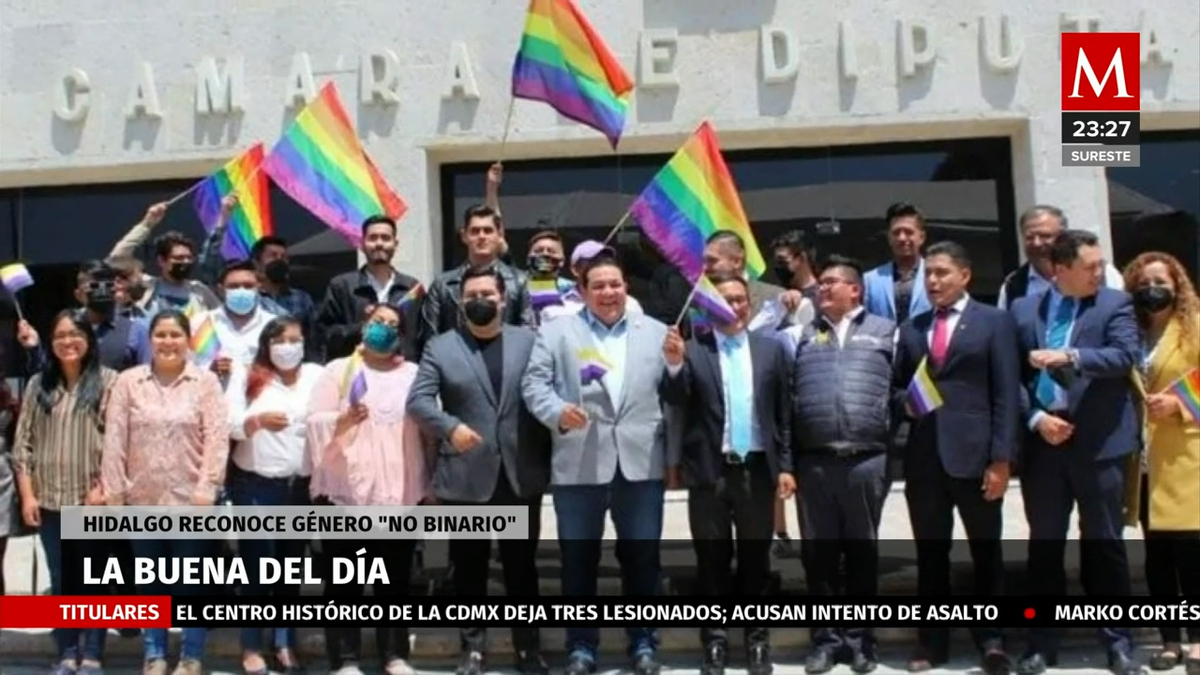 Hidalgo se convirtió en el primer estado que reconoce a las personas no binarias