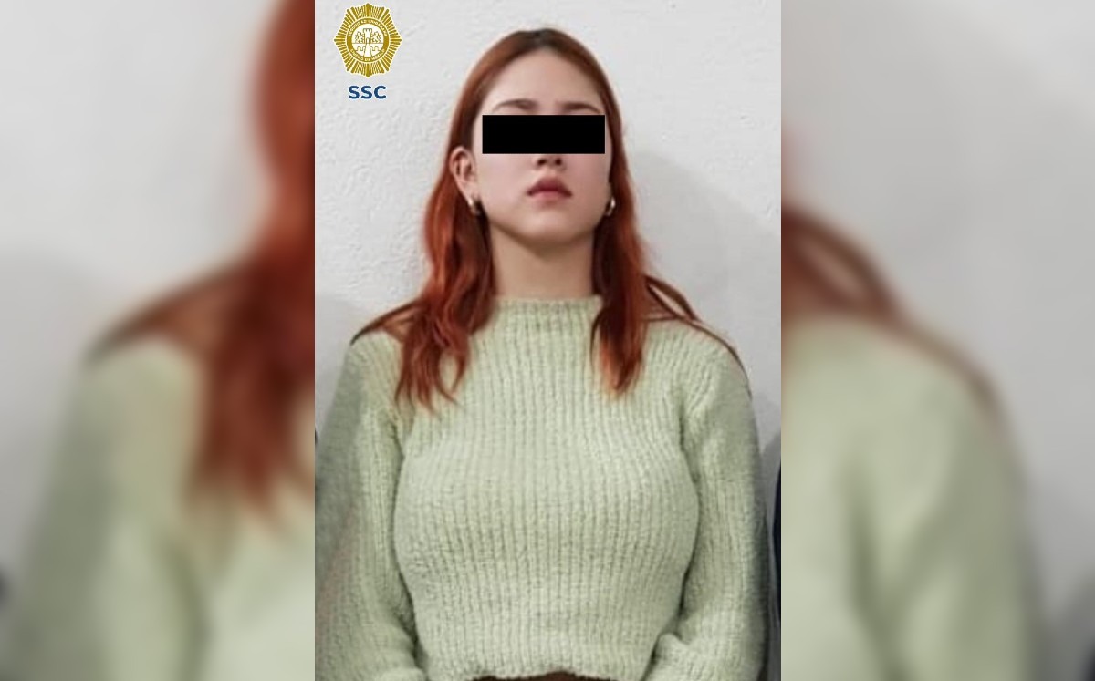 La mujer es identificada como coautora material.