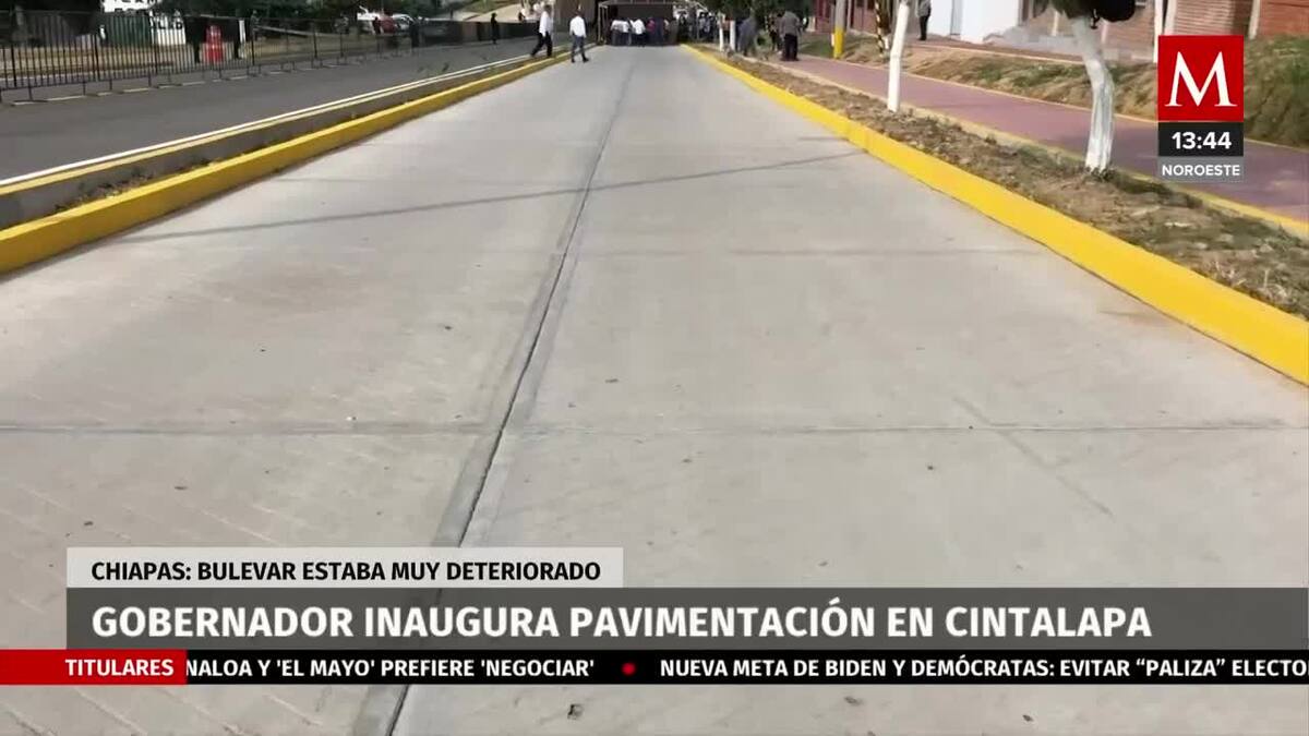 Gobernador de Chiapas inaugura obra terminada en Citalapan