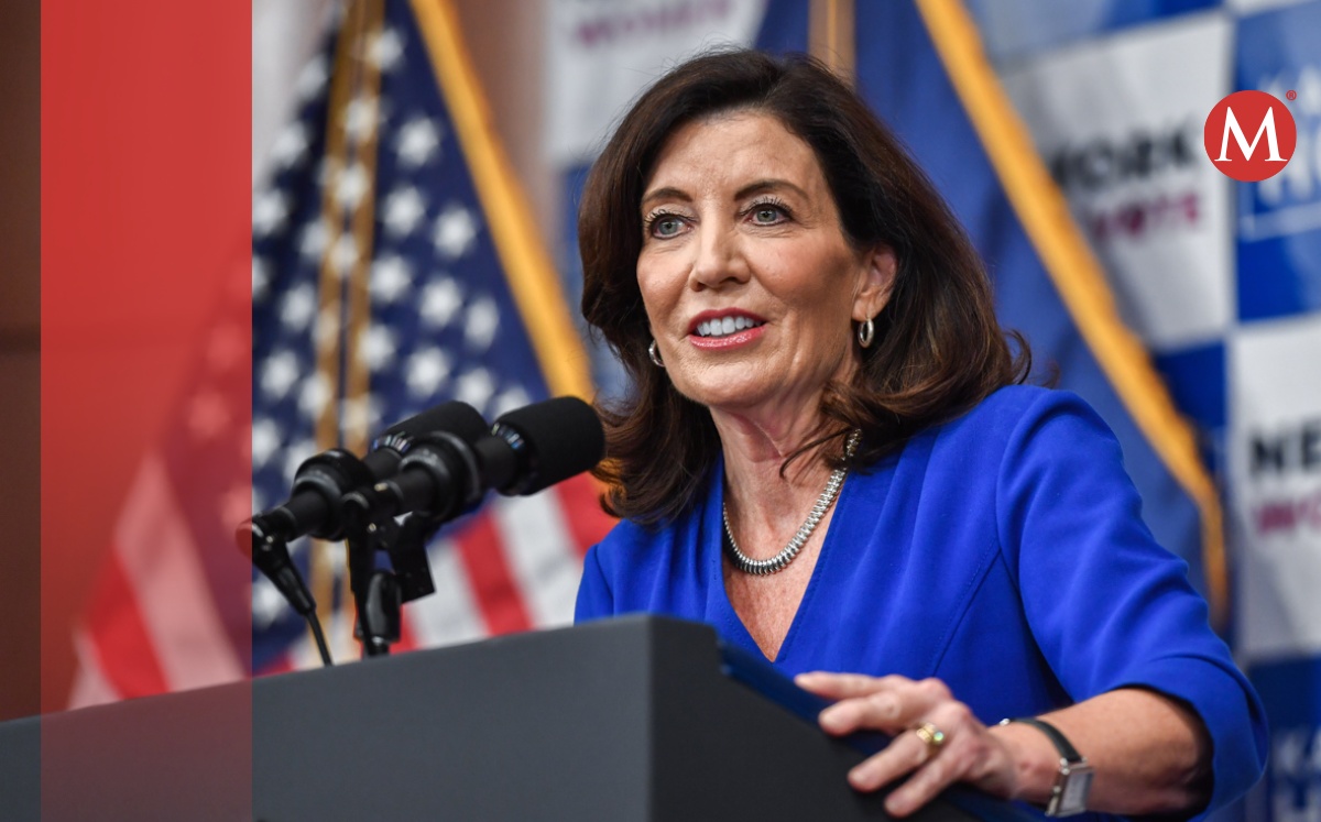Kathy Hochul ganó la reelección como gobernadora de Nueva York, en Estados Unidos. Foto: (EFE)