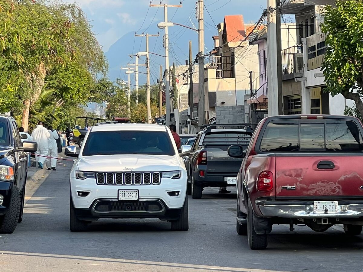 Matan a dos hombre en el municipio de Santa Catarina. Foto: Especial