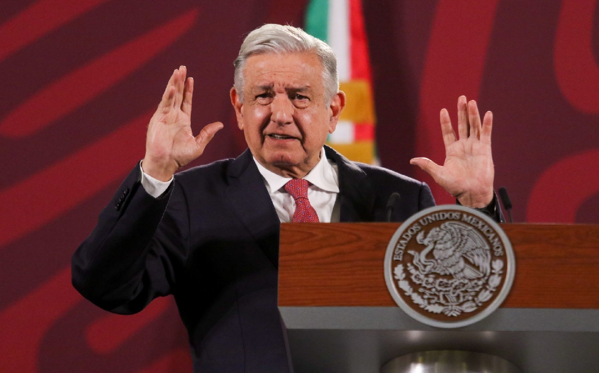 El presidente López Obrador en su conferencia matutina del 7 de noviembre de 2022. | Cuartoscuro
